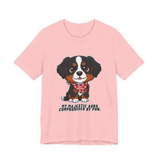 Bernese Mountain Dog Chibi Christmas T-Shirt