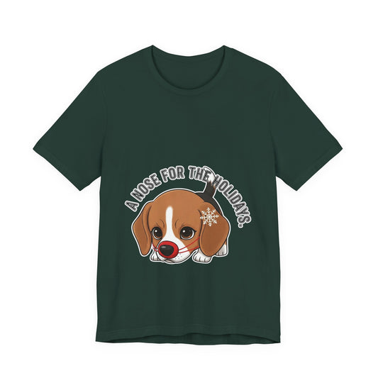 Beagle Chibi Christmas Unisex T-Shirt