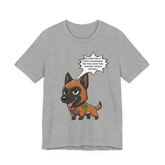 Belgian Malinois Chibi Sarcastic Christmas Unisex T-Shirt