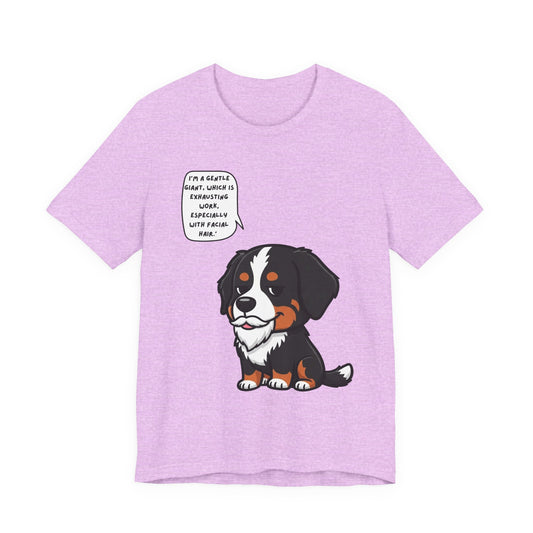 Bernese Mountain Dog Chibi Sarcastic Christmas Unisex T-Shirt