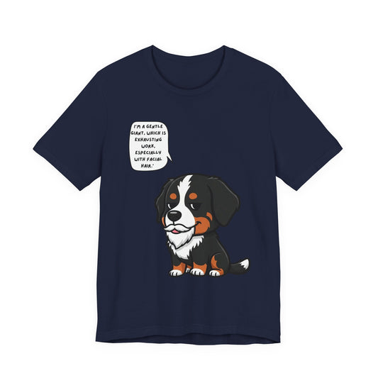 Bernese Mountain Dog Chibi Sarcastic Christmas Unisex T-Shirt