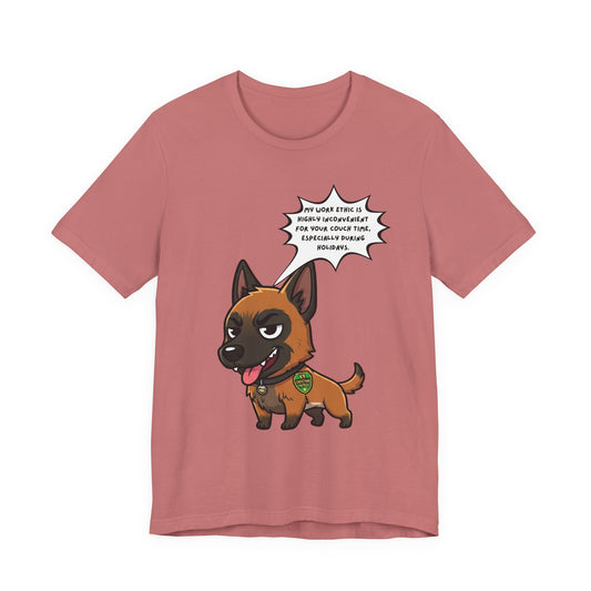 Belgian Malinois Chibi Sarcastic Christmas Unisex T-Shirt