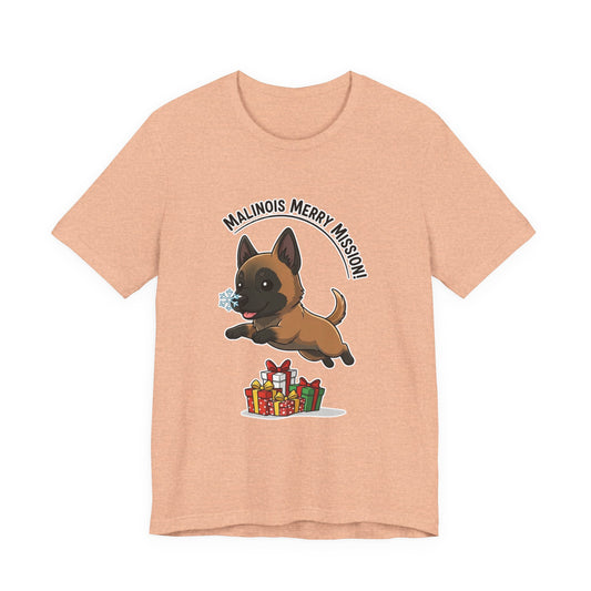 Belgian Malinois Chibi Christmas Unisex T-Shirt