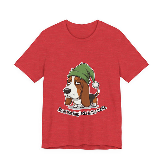 Basset Hound Chibi Christmas Unisex T-Shirt